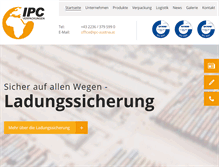 Tablet Screenshot of ipc-austria.at